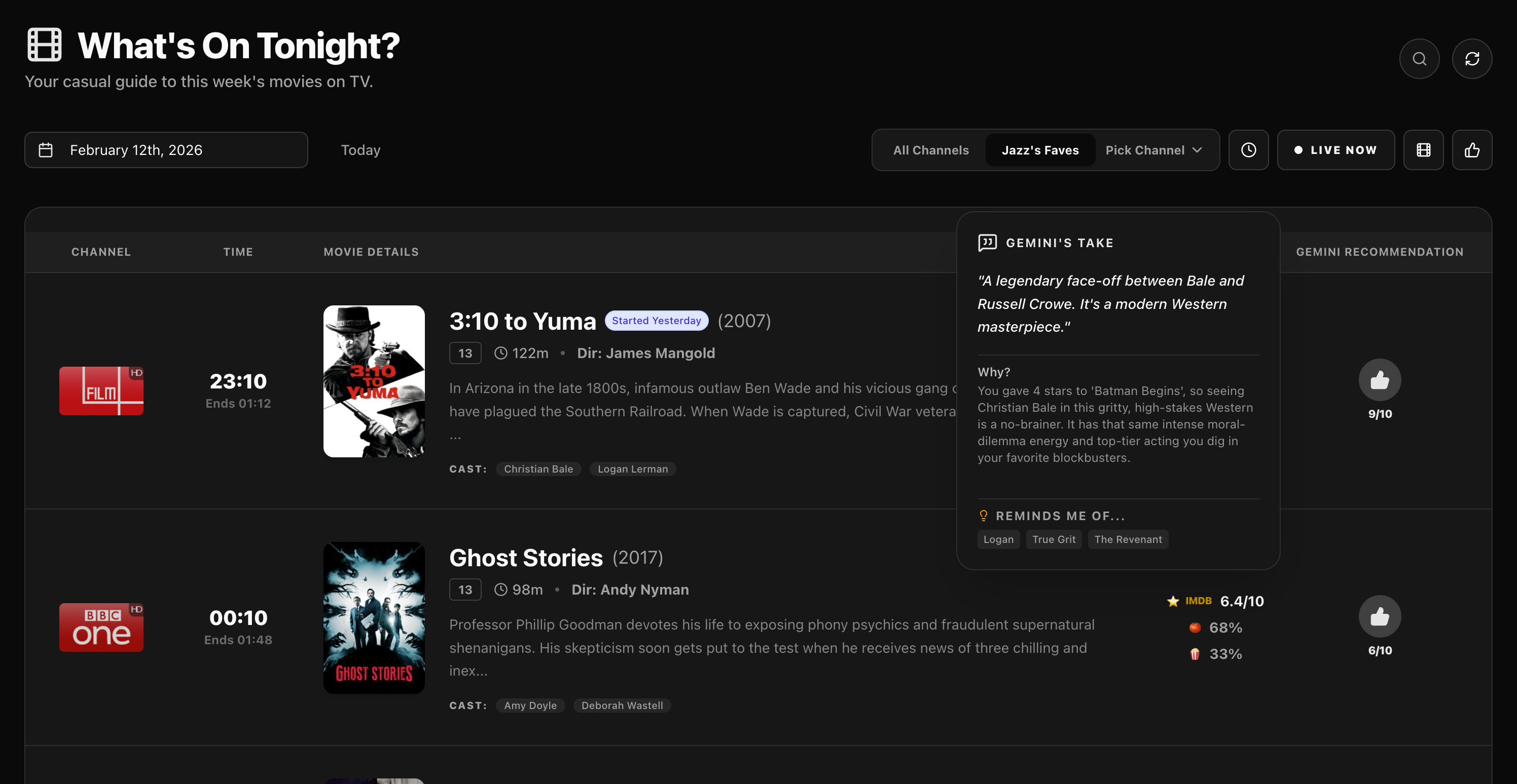 AI Movie Recommendation Engine